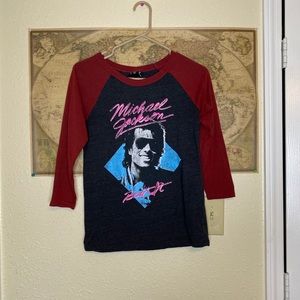 Michael Jackson Baseball Tee